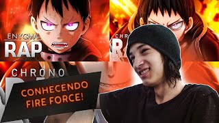 2em1 REACT Rap do Shinra Enygma amp Shinra Kusakabe  Chrono Fire Force [upl. by Miharba787]