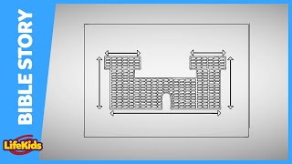 Solomon and Gods House  Bible Story  LifeKids [upl. by Haisej]