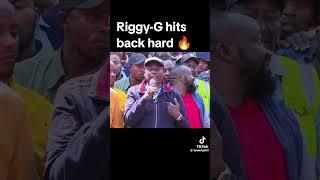 riggy g breathing fire to president william ruto [upl. by Attekahs141]