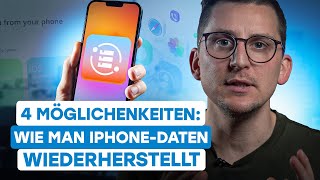 4 Möglichenkeiten Wie man iPhoneDaten wiederherstellt  DrFone [upl. by Spevek513]