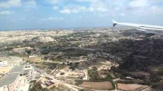 LH4128 Lufthansa A321 quotWismarquot Landing in Malta  RWY13 Approach over Gozo and Comino [upl. by Colleen]