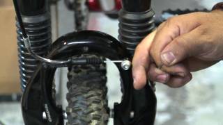 Adjusting a Mountain Bike VBrake [upl. by Towroy859]