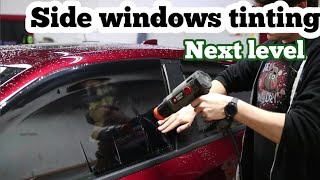 Car side glass windows tinting  Car ka side glass window film kaise lagaye [upl. by Trenton]