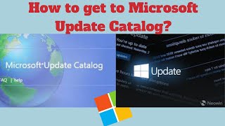 How to get to Microsoft Update Catalog Windows 10 Cumulative Updates [upl. by Gottwald]