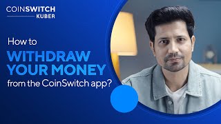 How to make INR WITHDRAWALS on the CoinSwitch App  Sumeet Vyas Explains [upl. by Kimon]