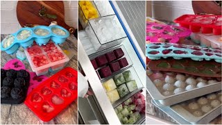 Satisfying ice drawer restock🍇🍒ASMR [upl. by An]