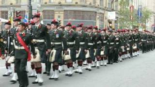 The Black Watch Regiment of Canada RHR  Remembrance Day 2008 Parade [upl. by Stanzel]