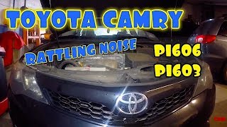 Camry stalls makes rattling noise code P1606 P1603 [upl. by Malita]