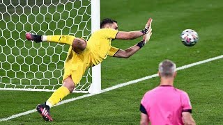 Gianluigi Donnarumma penalty saves vs England  EURO 2020 Final [upl. by Ylrac973]