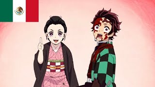 Nezuko habla sobre la cabeza dura de Tanjiro  Nezuko hablando en español latino [upl. by Sulokcin]