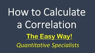 How to Calculate and Interpret a Correlation Pearsons r [upl. by Cookie]