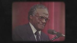 Highlights Desmond Tutu speaking at Stanford 1986 [upl. by Relyhcs]