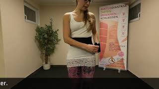 Diastasis Rehab Splint®  Wie lege ich einen 2ArmSplint an [upl. by Nason]