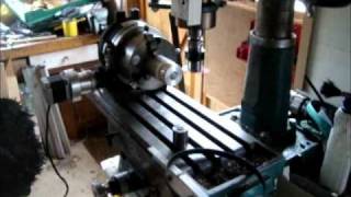 CNC 4th Axis 30T Timing pulley form tool [upl. by Htrahddis]