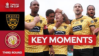 Maidstone United v Stevenage  Key Moments  Third Round  Emirates FA Cup 202324 [upl. by Ravens]