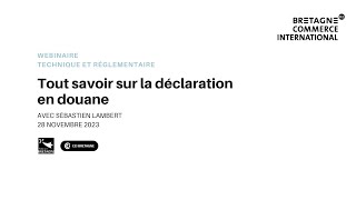 Tout savoir sur la déclaration en douane [upl. by Kantos735]