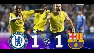 Chelsea vs Barcelona  semi final  2008 2009  UCL [upl. by Sevart]