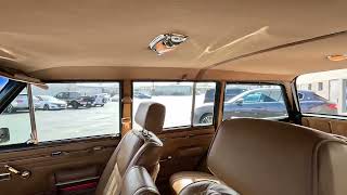 B6582 1985 Jeep Grand Wagoneer interior [upl. by Aeikan]