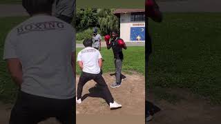 Lil CraCra Sparring Tdt  STREET BOXING [upl. by Sueddaht]