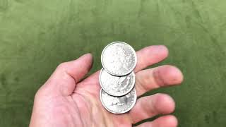 Three Welded Steel Morgan Dollars [upl. by Davin]