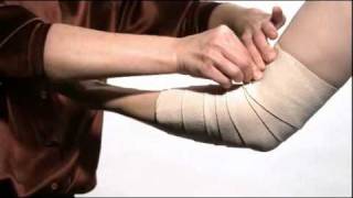 How to Wrap an Elbow with ACE™ Brand Elastic Bandages [upl. by Jagir475]