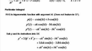 Application of a second order differential equation [upl. by Elissa]