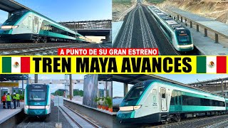 Mira Así va quedando la construcción del Tren Maya a solo 65 días para su inauguración [upl. by Stoops]