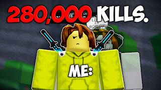 LOGGING INTO 280K KILL LEADERBOARD ACCOUNT  The Strongest Battlegrounds ROBLOX [upl. by Martreb866]