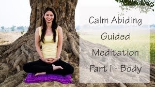 Calm Abiding Guided Meditation  Body as the Meditation Object [upl. by Hibben]