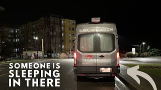 Parking At Night In a Rented Camper Van [upl. by Aronos]