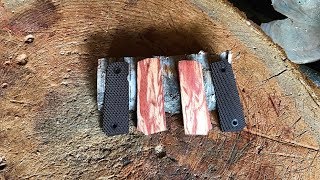 Handmade Grips for my 1911  Part 2 [upl. by Cecilio952]