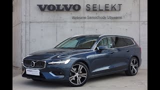 VOLVO SELEKT V60 B4 D 19714HP INSCRIPTION DENIM BLUE 2021  EUROSERVICE [upl. by Showker180]