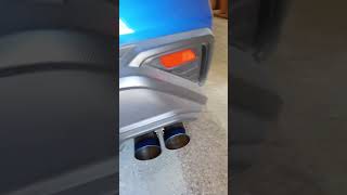 2022 WRX Remark Axle Back Mufflers Idle [upl. by Gerik41]