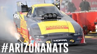 Matt Hagan picks up low qualifier Friday in Phoenix [upl. by Nylorac]