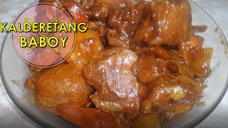 HOW TO COOK KALDERETANG BABOY  BUTO NANG BABOY RECIPE [upl. by Behrens]