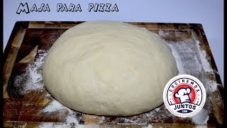 Como hacer masa para pizza  Pizza dough recipe [upl. by Airad832]