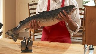 How to Fillet a Salmon at Home  Easy and Fast [upl. by Iew]