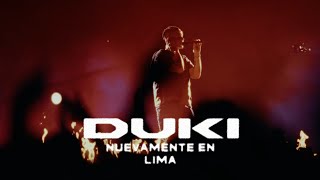 ¡DUKI NUEVAMENTE EN LIMA  Bizarro Live Enterainment Perú [upl. by Nidnarb]