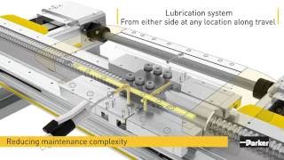 High Moment Rodless Actuator  Ball Screw or Toothed Belt Driven  Parker Hannifin [upl. by Surdna]