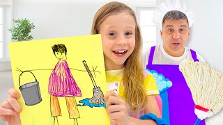 Nastya et ses amis concours artistique pour enfants – Série de vidéos pour enfants [upl. by Brottman]