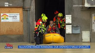 Alluvione Emilia Romagna 2 dispersi oltre 1000 sfollati  La Vita in diretta 19092024 [upl. by Libna]