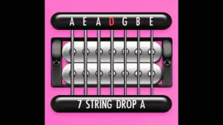 Perfect Guitar Tuner 7 String Drop A  A E A D G B E [upl. by Idolah]