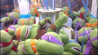 Teenage Mutant Ninja Turtles Wins at the Claw Machine [upl. by Idarb863]