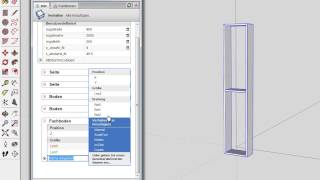 Dynamische Komponente mit Google Sketchup erstellen Teil III [upl. by Bjork]