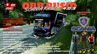 OBB BUSSID V403 SOUND SCANIA K410 IB  FULL AAC VARIASI ALCOA PREMIUM bus simulator indonesia [upl. by Etnovert]