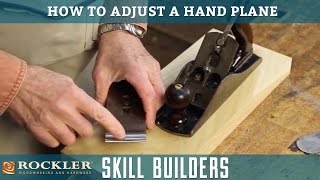 How to Set Up a Hand Plane  Rockler Skill Builders [upl. by Adnarb]