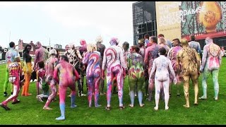 Amsterdam 2016 Bodypainting Day Creative Art [upl. by Ymereg]