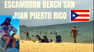 BEST BEACH IN PUERTO RICO  ESCAMBRON BEACH [upl. by Tychonn]