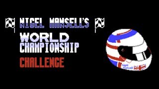 Nigel Mansells World Championship Racing  NES Gameplay [upl. by Cahilly]