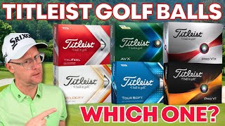 What Titleist Golf Balls Should You play  Its probably not what you think Review [upl. by Notgnilra230]